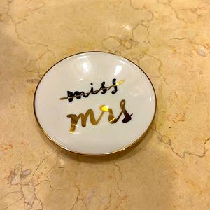 Kate Spade bridal ring dish